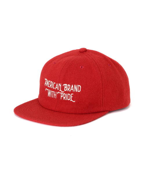 schott（ショット）の「Schott/ショット/FLANNEL 6P CAP/フランネル 6パネル キャップ（キャップ・メンズ・ブラウン/ブラック/レッド・F）」の6枚目の写真