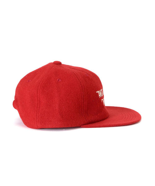 schott（ショット）の「Schott/ショット/FLANNEL 6P CAP/フランネル 6パネル キャップ（キャップ・メンズ・ブラウン/ブラック/レッド・F）」の8枚目の写真