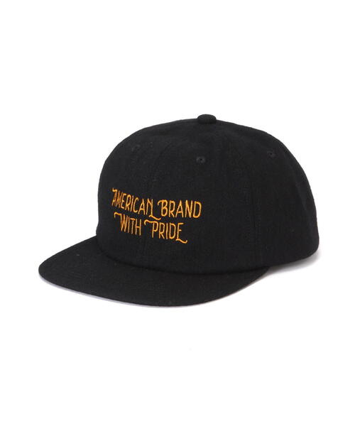 schott（ショット）の「Schott/ショット/FLANNEL 6P CAP/フランネル 6パネル キャップ（キャップ・メンズ・ブラウン/ブラック/レッド・F）」の2枚目の写真