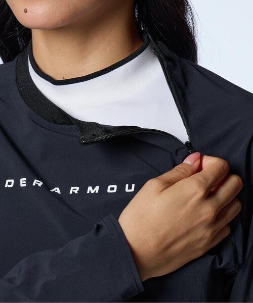 UNDER ARMOUR(アンダーアーマー)の「UAドライブ ウインド クルーネック プルオーバー ジャケット(ゴルフ/レディース)(Tシャツ/カットソー・レディース・ブラック・M/S/L/XL)」の5枚目の写真