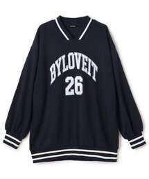 by LOVEiT | カレッジロゴチュニック(スウェット)