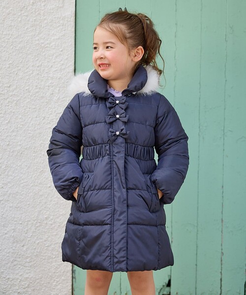 ANY（エニィ）の「【洗濯機OK】中綿Aラインロングコート（ダウン