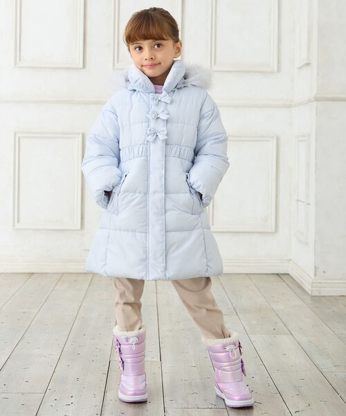 ANY（エニィ）の「【洗濯機OK】中綿Aラインロングコート（ダウン