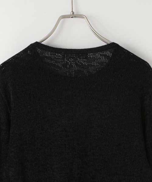 yuw(ユウ)の「モールレースニットプルオーバー 234549(ニット/セーター・レディース・ブラック/ホワイト/ブルー・FREE)」の8枚目の写真