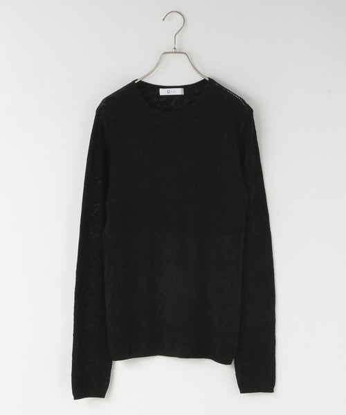 yuw(ユウ)の「モールレースニットプルオーバー 234549(ニット/セーター・レディース・ブラック/ホワイト/ブルー・FREE)」の11枚目の写真