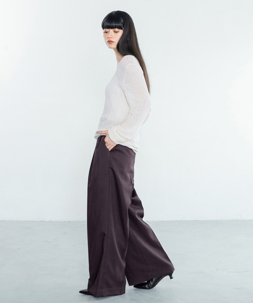 ちありページ セール】モールレースニットプルオーバー 234549（ニット/セーター