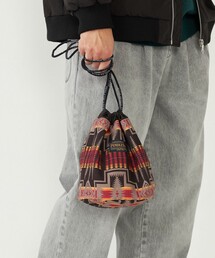 SHIPS Colors | PENDLETON:コーデュロイ 巾着 バッグ(ハンドバッグ)