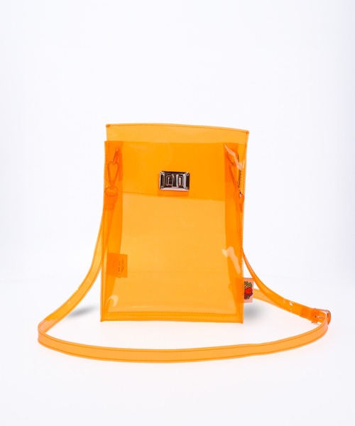 FRUIT OF THE LOOM(フルーツオブザルーム)の「FRUIT OF THE LOOM VINYL SHOULDER BAG & STICKER SEAL SET / PVC / クリアバッグ / ジェリー / ゼリー(ショルダーバッグ・レディース・オレンジ/ブラウン/ブラック/ミント・FREE)」の20枚目の写真