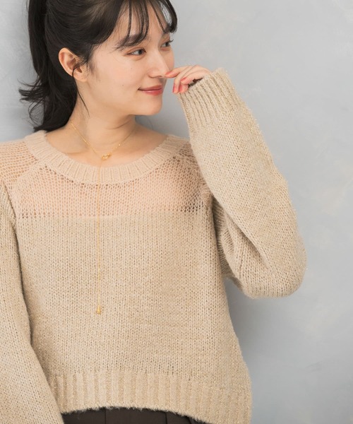 【URBAN　RESEARCH　ROSSO】『WEB限定』ドッキングラメニット URBAN RESEARCH ROSSO｜『WEB限定』ドッキングラメニット