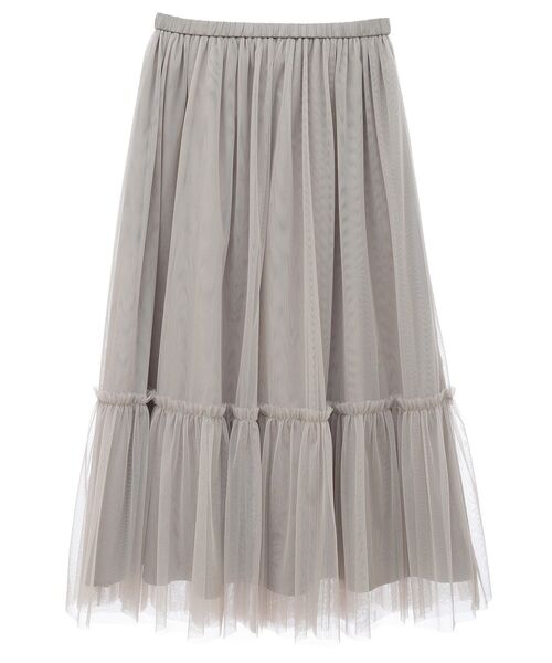 AMERICAN HOLIC（アメリカンホリック）の「ティアードチュールスカート（スカート・レディース・ブラック/グレイッシュベージュ・M/L）」の21枚目の写真