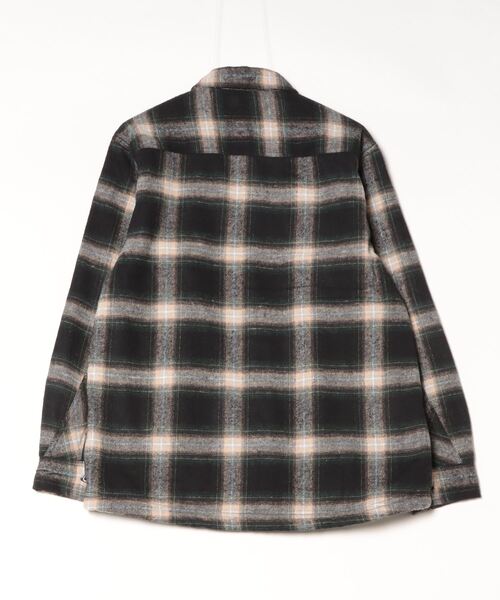 JOHN'S CLOSET(ジョンズクローゼット)の「【3】裏シャギーボア ツイル起毛 CPOチェックシャツ(シャツ/ブラウス・メンズ・ブルー/ベージュ/ネイビー/グリーン/ブラウン・MEDIUM/LARGE/X-LARGE)」の15枚目の写真