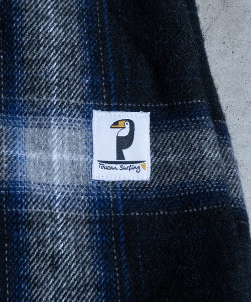JOHN'S CLOSET(ジョンズクローゼット)の「【3】裏シャギーボア ツイル起毛 CPOチェックシャツ(シャツ/ブラウス・メンズ・ブルー/ベージュ/ネイビー/グリーン/ブラウン・MEDIUM/LARGE/X-LARGE)」の9枚目の写真
