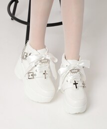 cs T&P | 厚底デビルモチーフスニーカー(スニーカー)