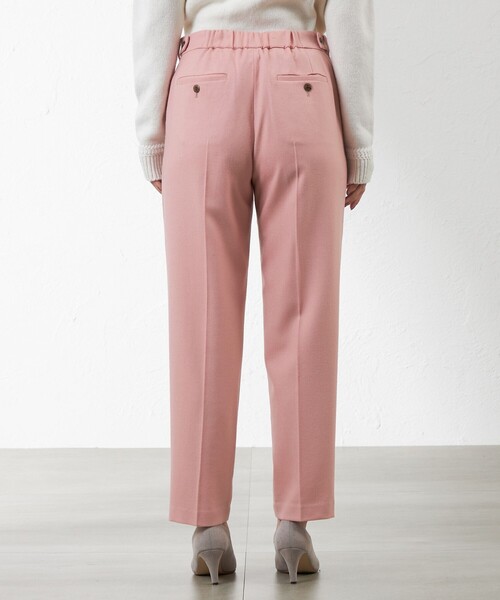 amaca(アマカ)の「サキソニーセミテーパードパンツ(その他パンツ・レディース・グレー系その他/ピンク・38/36)」の5枚目の写真