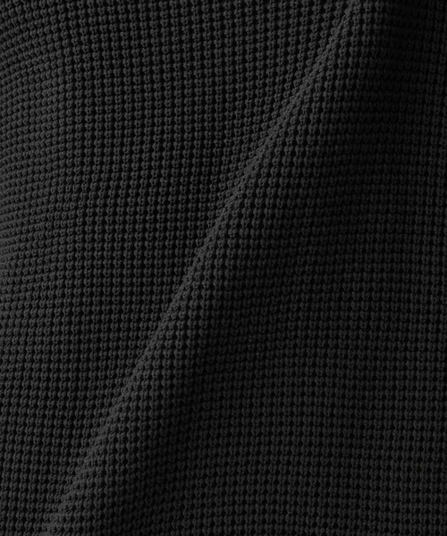 MK MICHEL KLEIN HOMME （エムケーミッシェルクランオム）の「【残りわずか/在庫限り/洗える】プルオーバーニット/ワッフル編みフェイクニット（ニット/セーター・メンズ・グリーン/アイボリー/ブラック/ボルドー・46/48）」の14枚目の写真