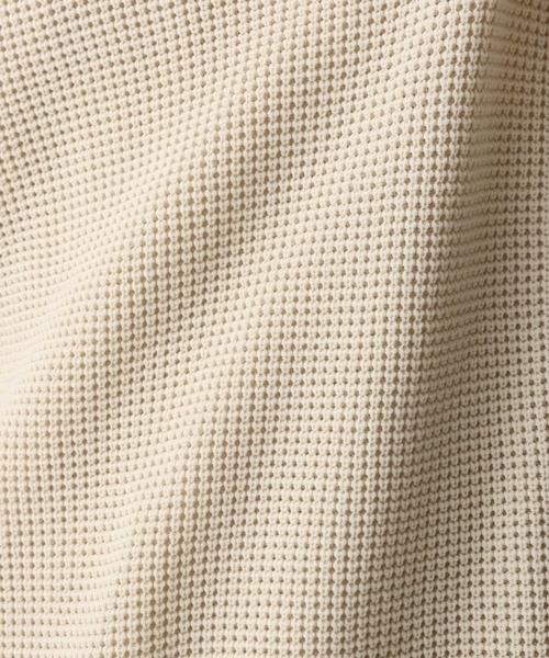 MK MICHEL KLEIN HOMME （エムケーミッシェルクランオム）の「【残りわずか/在庫限り/洗える】プルオーバーニット/ワッフル編みフェイクニット（ニット/セーター・メンズ・グリーン/アイボリー/ブラック/ボルドー・46/48）」の17枚目の写真