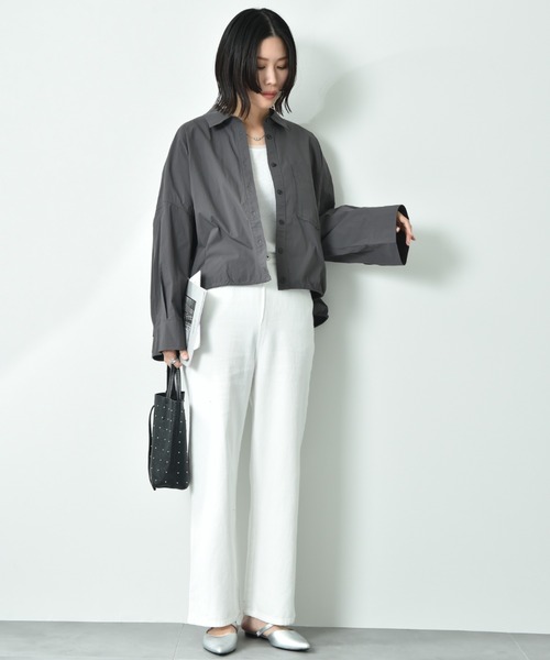 INTERPLANET（インタープラネット）の「デニムパンツ（デニムパンツ・レディース・ブルー/オフホワイト/ブラック・FREE）」の13枚目の写真