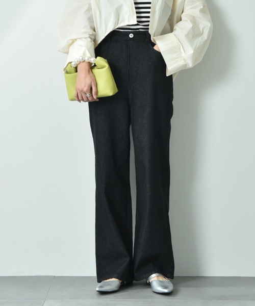 INTERPLANET（インタープラネット）の「デニムパンツ（デニムパンツ・レディース・ブルー/オフホワイト/ブラック・FREE）」の17枚目の写真