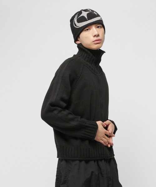 3.3 Field Trip （3.3フィールドトリップ）の「3.3 Field Trip／ショートジップニットカーデ（カーディガン/ボレロ・メンズ・ブラック/ブラウン・LARGE/MEDIUM）」の17枚目の写真