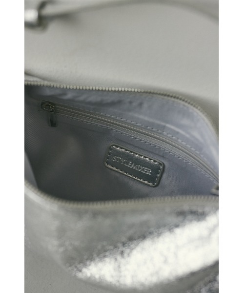 STYLEMIXER（スタイルミキサー）の「holiday グリッターバッグ（ハンドバッグ・レディース・ブラック/シルバー・FREE）」の20枚目の写真