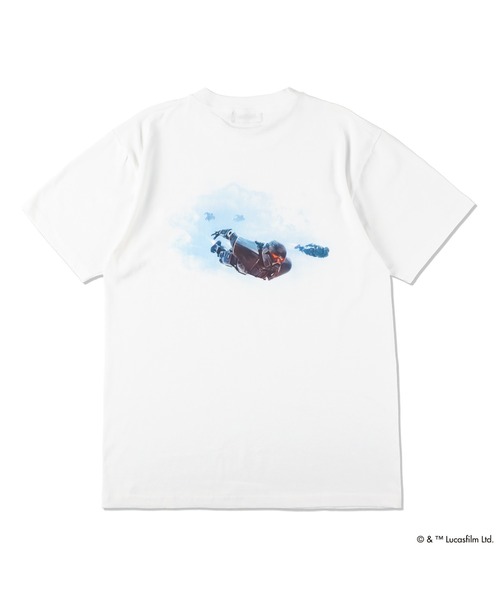 Disney（ディズニー）の「【THE MANDALORIAN】WDS TEE / DARK TROOPER（Tシャツ/カットソー・メンズ・ホワイト・MEDIUM/LARGE/X-LARGE）」の2枚目の写真
