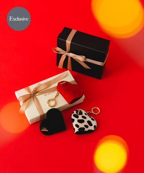 セール】『別注』Hashibami×RODESKO カウヘアハートキーチャーム（キー