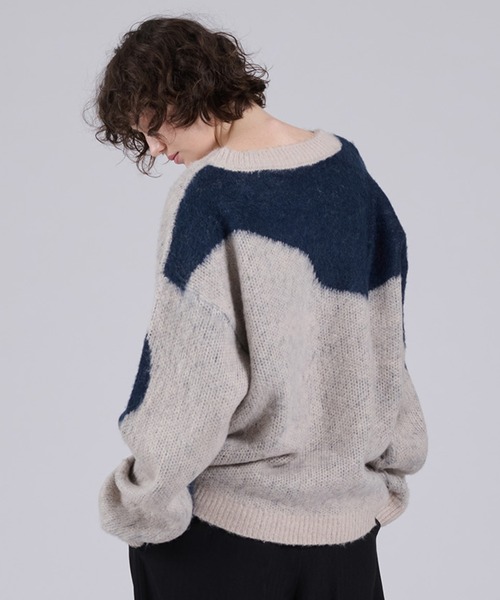 andmary Fluffy loose knit 新品未使用 正規品 ② 新色追加【WETTEMPT｜ウィテンプト】WOOL MIXED PERM SHAGGY