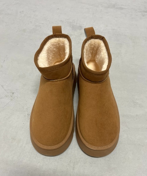 paravion（パラビオン）の「厚底ムートンブーツ（ブーツ・レディース・ブラック/ブラウン・LARGE/MEDIUM/SMALL）」の11枚目の写真