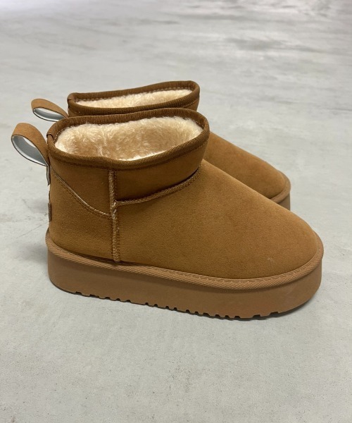 paravion（パラビオン）の「厚底ムートンブーツ（ブーツ・レディース・ブラック/ブラウン・LARGE/MEDIUM/SMALL）」の12枚目の写真