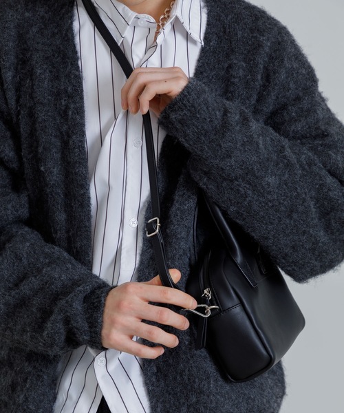 SINSS（シンス）の「Loose silhouette striped shirt / ルーズシルエットストライプシャツ（シャツ/ブラウス・メンズ・ブラウン/グレー・LARGE/MEDIUM/SMALL）」の11枚目の写真