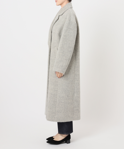 B.C STOCK（ベーセーストック）の「シャギードロップチェスターコート（チェスターコート・レディース・ネイビー/キャメル/チャコールグレー・FREE）」の18枚目の写真