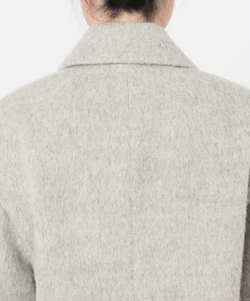 B.C STOCK（ベーセーストック）の「シャギードロップチェスターコート（チェスターコート・レディース・ネイビー/キャメル/チャコールグレー・FREE）」の21枚目の写真