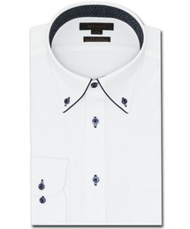 m.f.editorial（エムエフエディトリアル）の「【ストレッチ ノーアイロン 吸水速乾】m.f.エディトリアル メンズ ボタンダウン ビジネスドレス 長袖ニットシャツ（ビジネスシャツ・メンズ）」