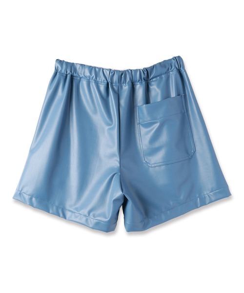CULLNI（クルニ）の「Faux Leather Nylon Belt Easy Short Pant