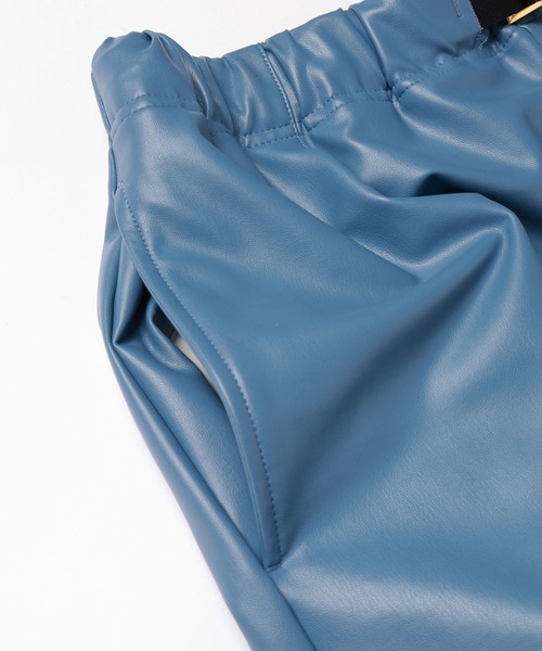 CULLNI（クルニ）の「Faux Leather Nylon Belt Easy Short Pant