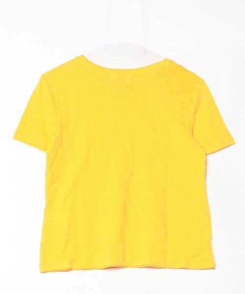 BANANA REPUBLIC FACTORY STORE（バナナリパブリック ファクトリーストア）の「BANANA REPUBLIC FACTORY STORE　　リネンブレンドクルーネック半袖Tシャツ（Tシャツ/カットソー・レディース・イエロー/ライトブルー/ナチュラル/ホワイト/ネイビー/ストライプ/ブラウン・XS/S/M/L）」の9枚目の写真