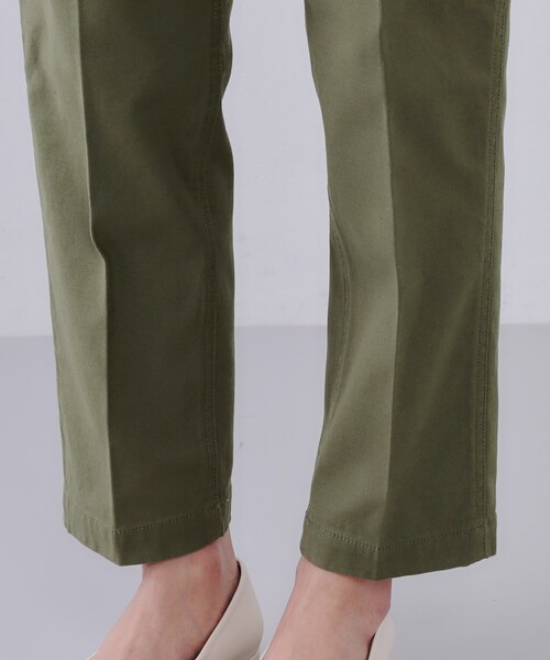 OPAQUE.CLIP(オペークドットクリップ)の「《S-LLサイズ》ストレッチベイカーパンツ【洗濯機洗い可】(その他パンツ・レディース・アイボリー/ブラック/カーキ・38/40/36/42)」の5枚目の写真