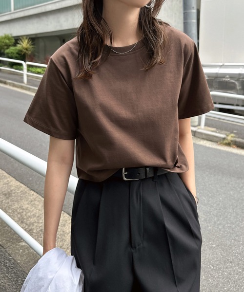 汗染み防止半袖ミニTシャツ