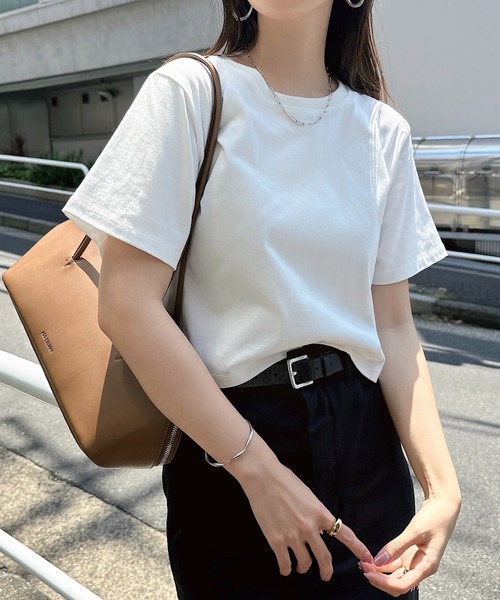 汗染み防止半袖ミニTシャツ