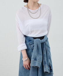 《1枚でもレイヤードでも》シアーロンTee