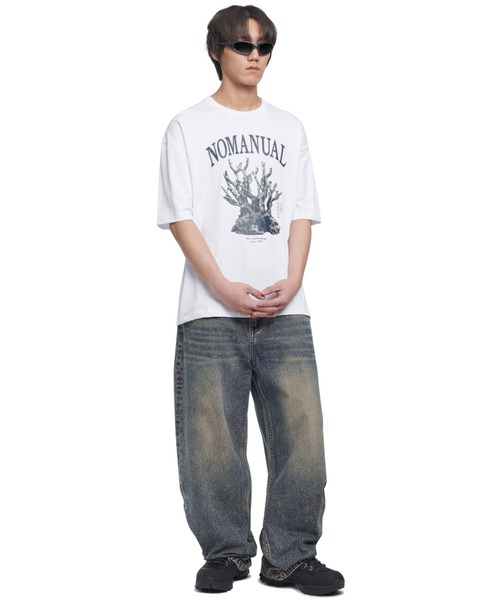 tシャツ A'GEM/9 × .kom「NOMANUAL/ノーマニュアル」L CORAL REEF T-SHIRT/メタルコーラル リーフ T A'GEM/9 × .kom『NOMANUAL/ノーマニュアル』METAL CORAL REEF T