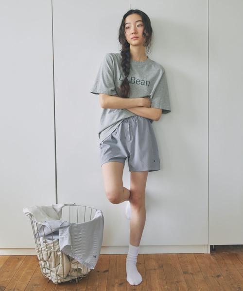 Unblend(アンブレンド)の「【Unblend】ロゴ刺繍 アソート レイヤードトランクス / ショートパンツ(その他パンツ・レディース・ブラック系/ブラック系1/ネイビー系/ブルー系・FREE)」の8枚目の写真