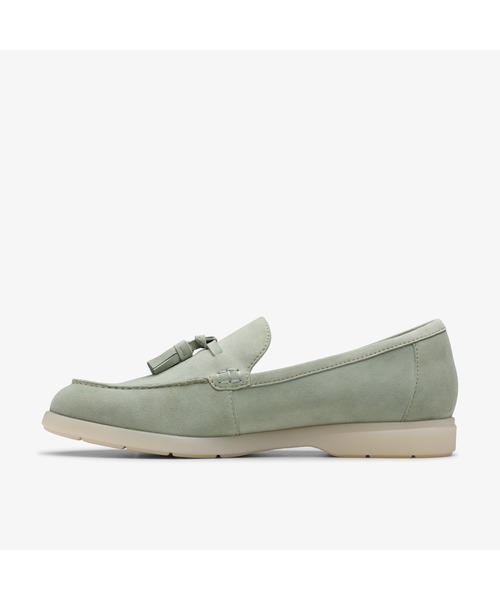 Clarks(クラークス)の「Narini Edge / ナリニエッジ(ライトグリーンスエード)(ローファー・レディース・ライトグリーン・UK5/UK6/UK4/UK3.5/UK4.5/UK5.5/UK3)」の5枚目の写真