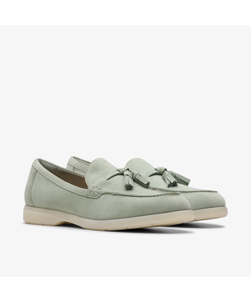 Clarks(クラークス)の「Narini Edge / ナリニエッジ(ライトグリーンスエード)(ローファー・レディース・ライトグリーン・UK5/UK6/UK4/UK3.5/UK4.5/UK5.5/UK3)」の7枚目の写真