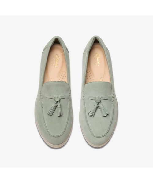 Clarks(クラークス)の「Narini Edge / ナリニエッジ(ライトグリーンスエード)(ローファー・レディース・ライトグリーン・UK5/UK6/UK4/UK3.5/UK4.5/UK5.5/UK3)」の9枚目の写真