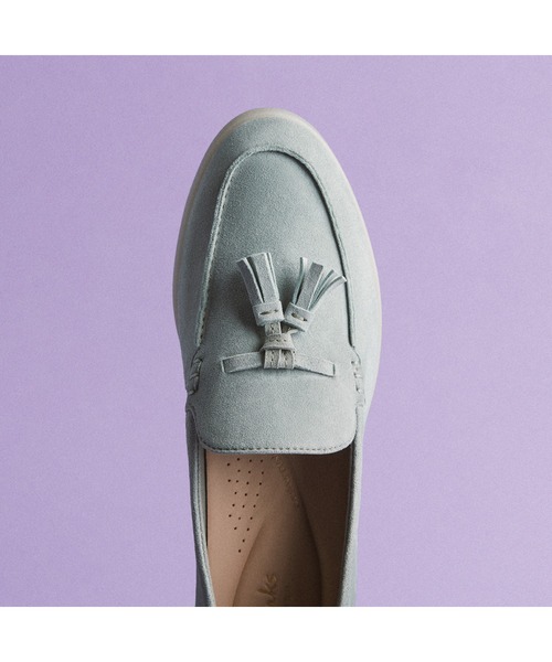Clarks(クラークス)の「Narini Edge / ナリニエッジ(ライトグリーンスエード)(ローファー・レディース・ライトグリーン・UK5/UK6/UK4/UK3.5/UK4.5/UK5.5/UK3)」の11枚目の写真
