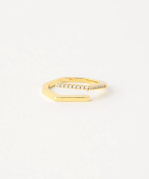 BEAUTY&YOUTH UNITED ARROWS(ビューティーアンドユースユナイテッドアローズ)の「メタル オクタゴン リング(リング・レディース・ゴールド/シルバー・FREE)」の4枚目の写真