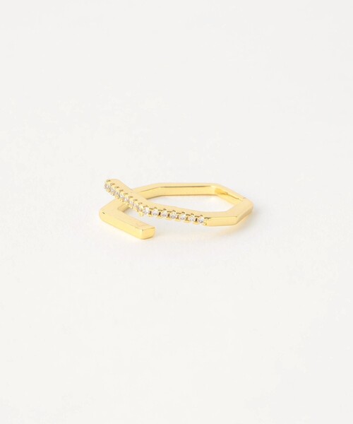 BEAUTY&YOUTH UNITED ARROWS(ビューティーアンドユースユナイテッドアローズ)の「メタル オクタゴン リング(リング・レディース・ゴールド/シルバー・FREE)」の6枚目の写真