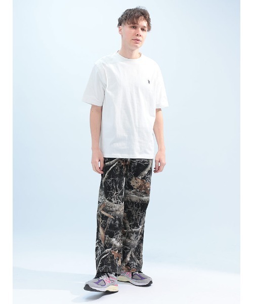 U.S. POLO ASSN.(ユーエスポロアッスン)の「U.S. POLO ASSN. ワンポイント クルーネック 半袖 Tシャツ PLM42227(Tシャツ/カットソー・メンズ・グリーン/ホワイト/ブラック/ピンク/ダークブラウン/ネイビー・M/L/LL)」の7枚目の写真