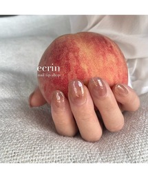 tone（トーン）の「【ecrin】peach (MA)（ネイルシール/ネイルチップ）」
